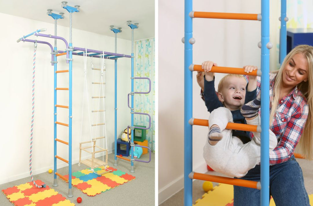 wooden ladder , indoor gym for kids, kids physical activities for kids