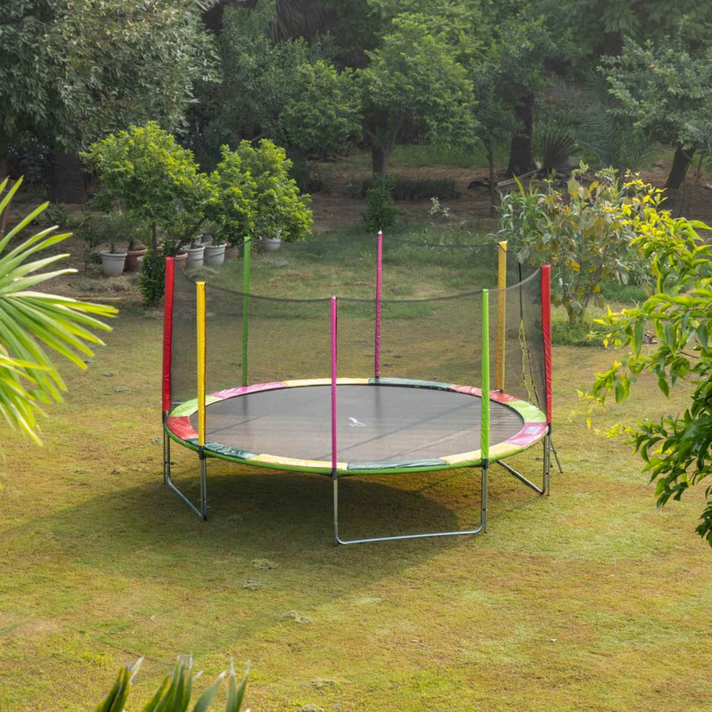 12ft. trampoline, playtime trampoline, outdoor trampoline, Backyard trampoline