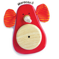 wooden elly maracas musical rattle toy for kids