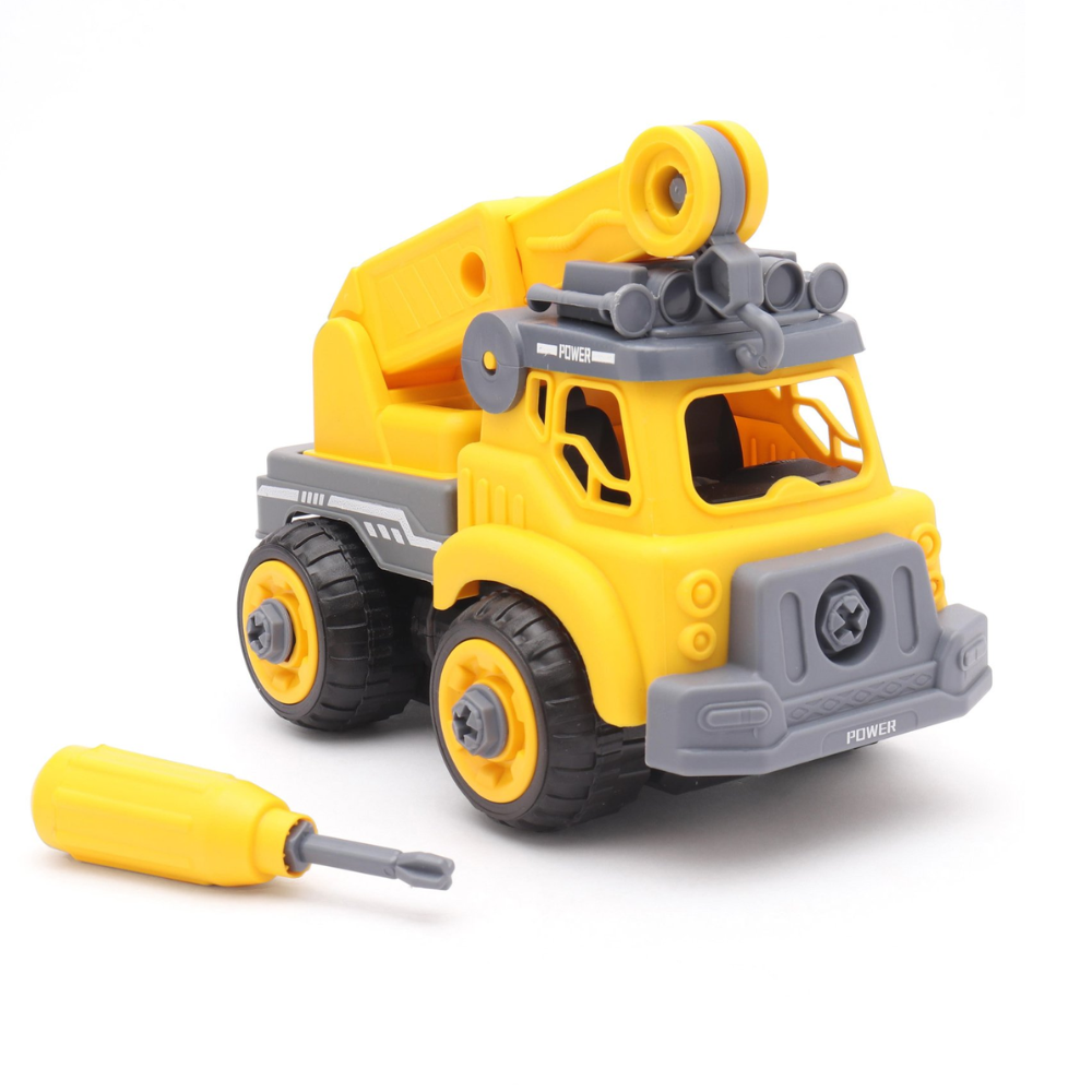 Little Fingers Engineering Free Wheel Truck Toy Crane- Multicolor – JUNIOR  SHOP.in