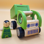 Wooden Toy For Kids: Public Vehicle Garbage Truck