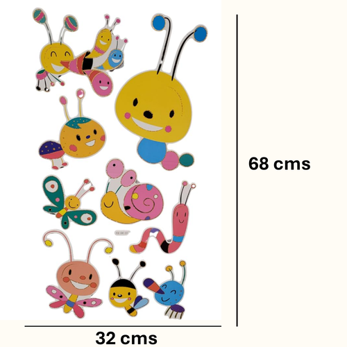 3D Emoticons Wall Stickers