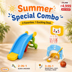 Summer Special Combo Offer– 2-in-1 Slide & Rocker + 3-in-1 Sports Activity Set