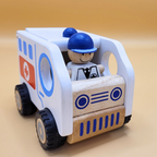 Wooden Toy For Kids: Public Vehicle Ambulance for 12+ Months