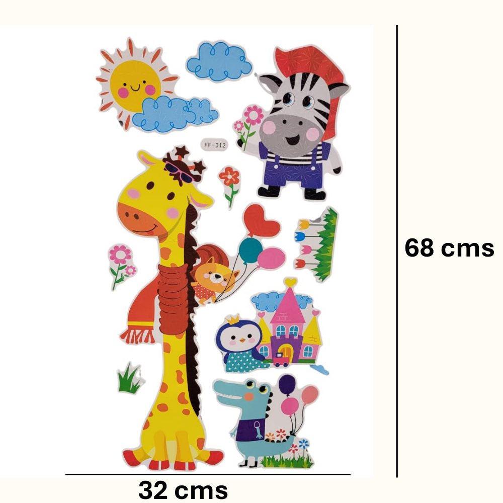 Kids Giraffe 3D Wall Stickers