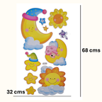 Moon 3D wall stickers