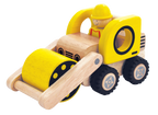 Premium Wooden Toy For Kids: Construction Vehicle Road Roller