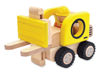 Handcrafted Wooden Toy For Kids: Builder Vehicle Fork Lift