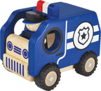 Wooden Toy For Kids: Public Vehicle Police Car