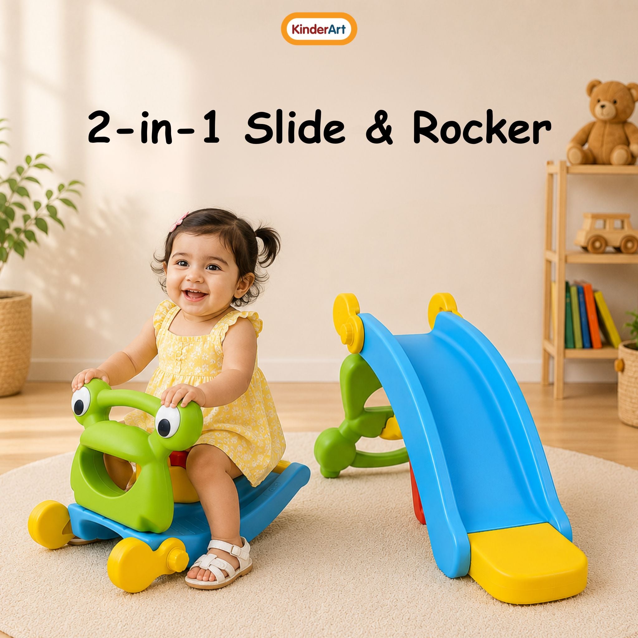 Summer Special Combo Offer– 2-in-1 Slide & Rocker + 3-in-1 Sports Activity Set