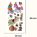 Circus 3D Wall Stickers