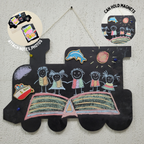 Wall Magnetic Chalkboards - Train