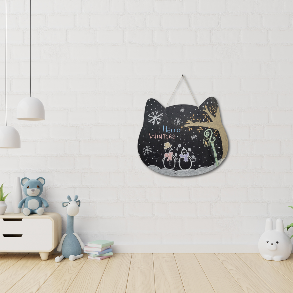 Wooden Wall chalkboards - Cat