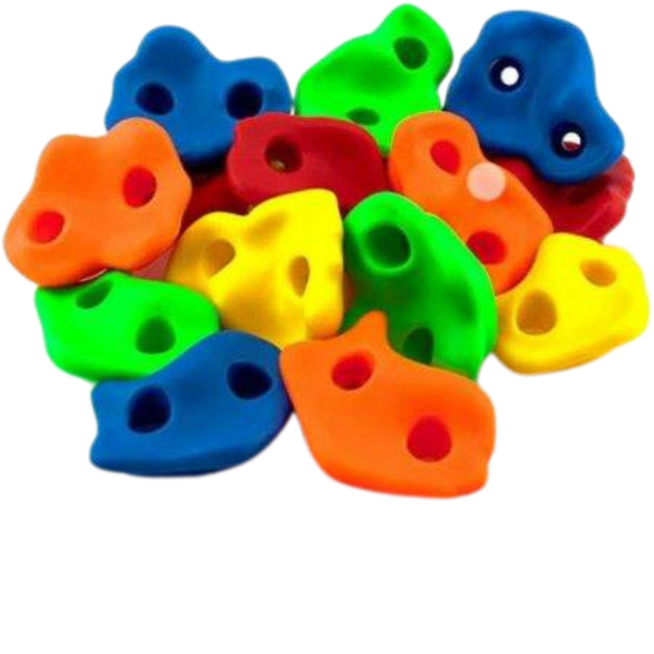 Multisize Rock Climbing Holds Set – Large Durable Wall Stones for Kids & Adults, DIY Indoor & Outdoor Playground