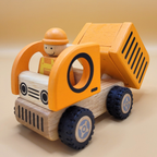 Wooden Toy For Kids: Construction Vehicle Dumper Truck