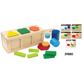 4 learning companion box| Wooden shape sorting toy for kids - Made in Thailand