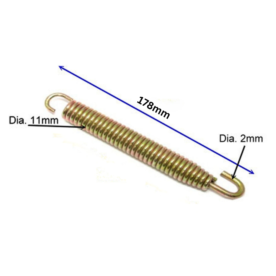 178 mm Trampoline Springs (Set of 10pcs.)| 17.8 cm Trampoline Spring| Heavy Duty Stainless Steel Replacement Springs