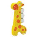 wooden bell giraffe musical rattle toy for babies