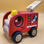 Wooden Toy For Kids: Public Vehicle Fire Engine