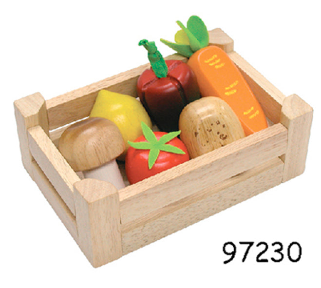 Wooden Vegetable Set