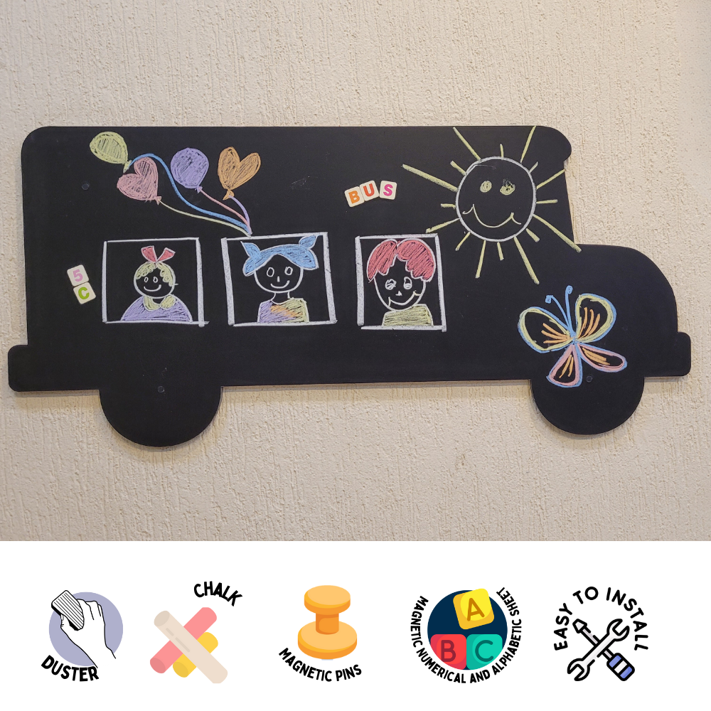 Bus Magnetic wall chalkboards