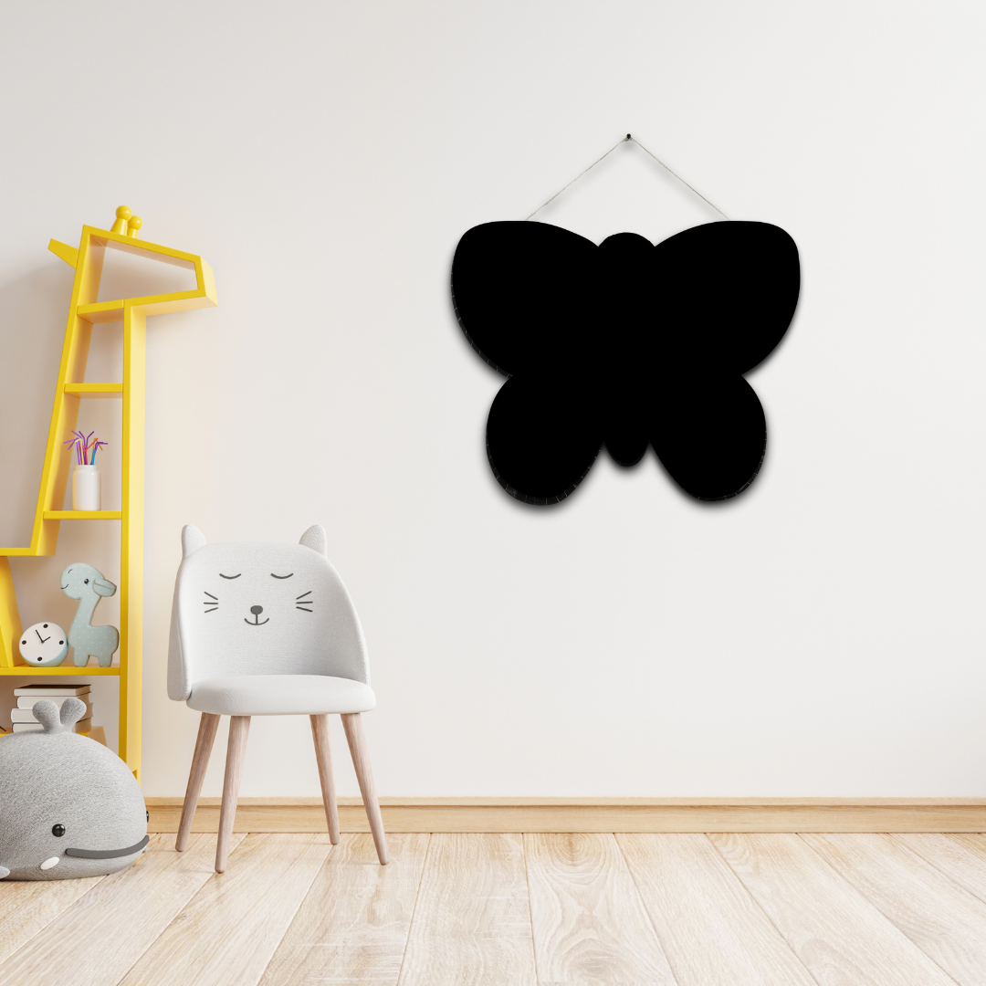 Wooden Wall Magnetic Chalkboard - Butterfly | Creative Learning for Kids
