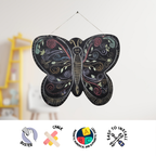 Wooden Wall Magnetic Chalkboard - Butterfly | Creative Learning for Kids