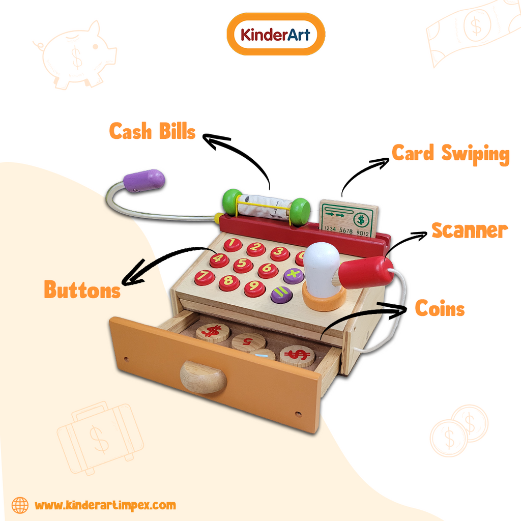 Wooden Cash Register