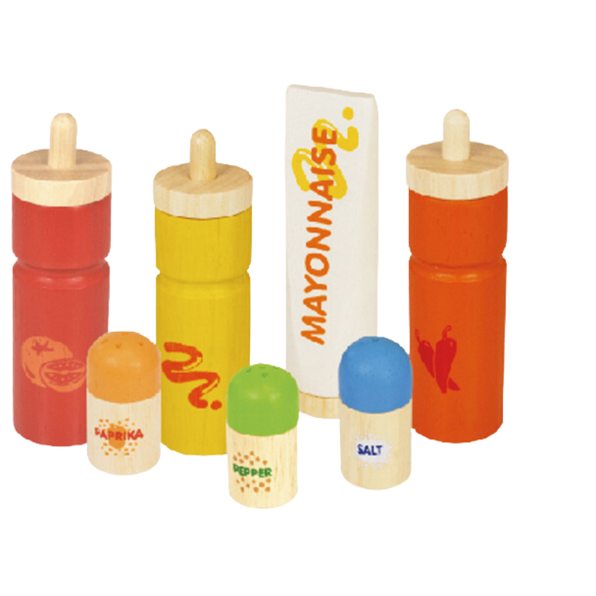 Wooden Ketchup Dressings - Made In Thailand