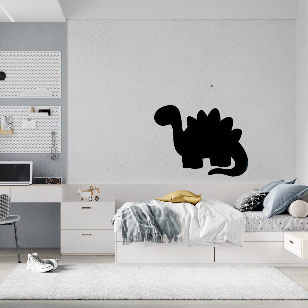 Wooden Wall Magnetic Chalkboard - Dinosaur | Fun & Educational Wall Decor for Kids