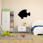 Wooden Magnetic Wall Chalkboard - Fish
