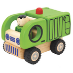 Wooden Toy For Kids: Public Vehicle Garbage Truck