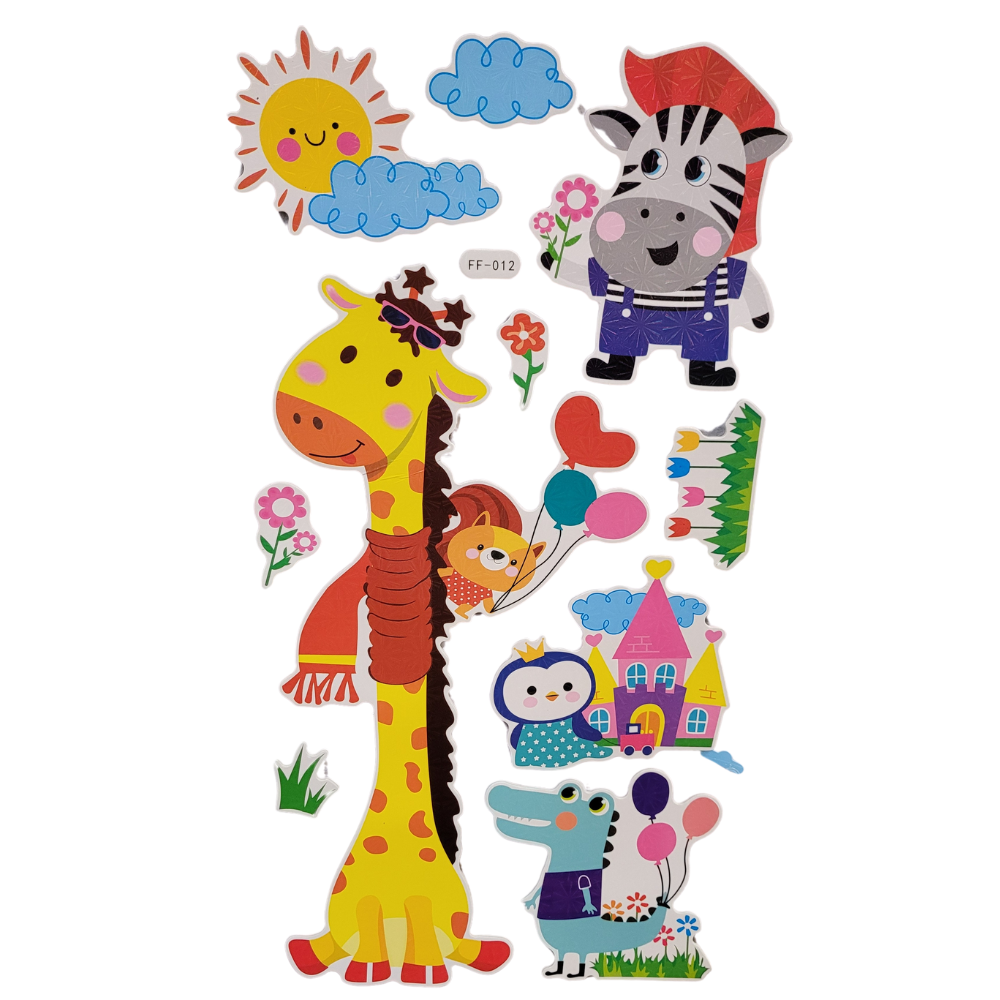 Kids Giraffe 3D Wall Stickers