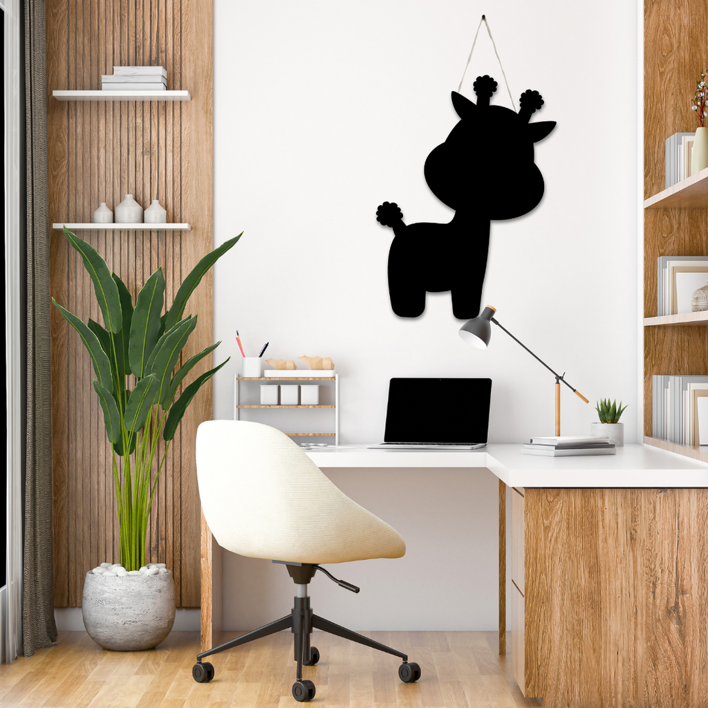 Wooden Wall Magnetic Chalkboard - Giraffe