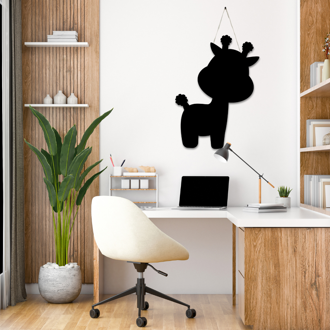 Wooden Wall Magnetic Chalkboard - Giraffe