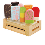 wooden ice cream toy, pretend play ice cream, wooden play food, wooden food toys