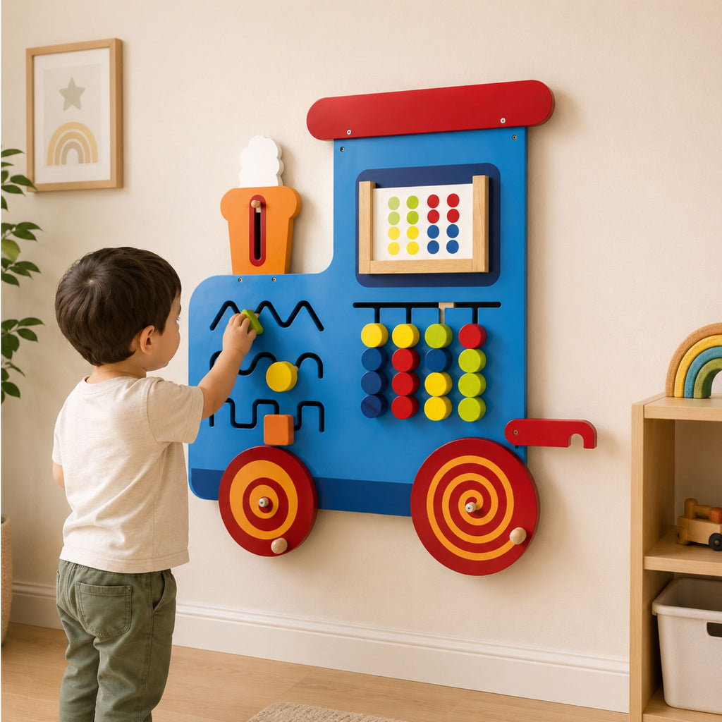 Activity Train Wall Play Board