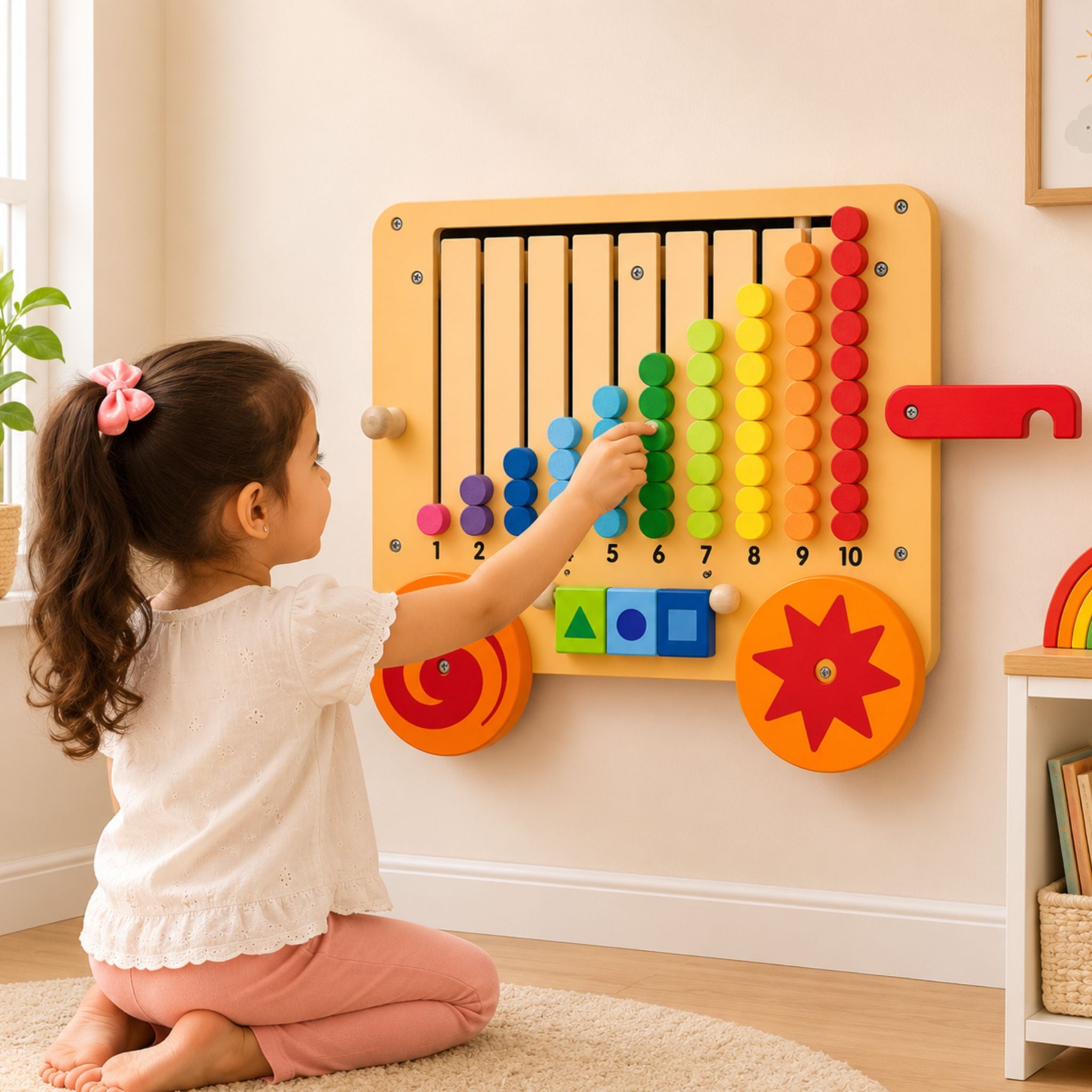 Abacus Wagon Wall Play Board