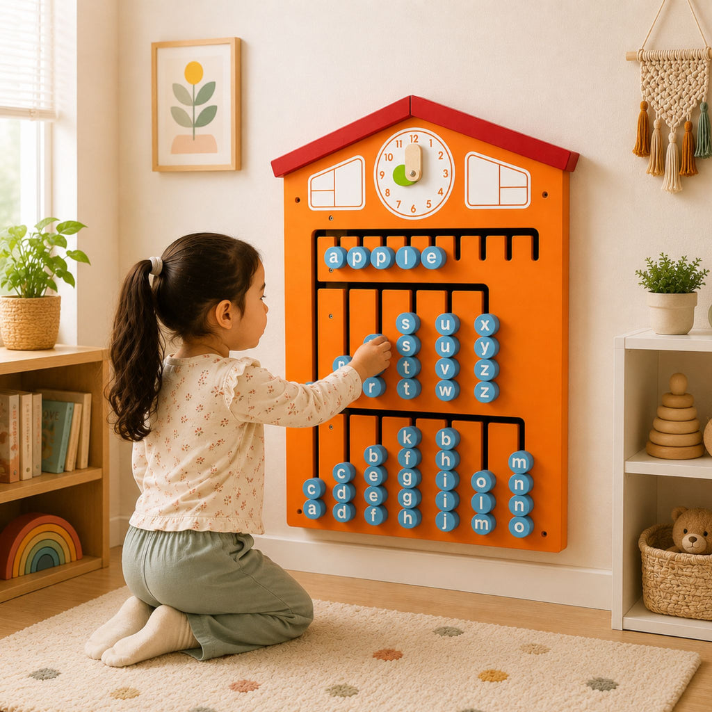 Happy Town Wall Play Board - School