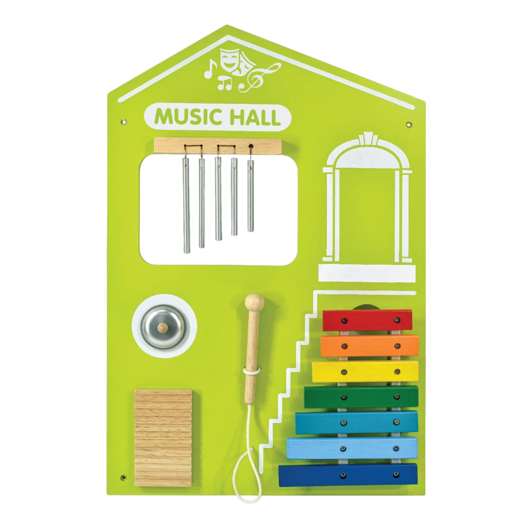 Happy Town Wall Play Board - Music Hall