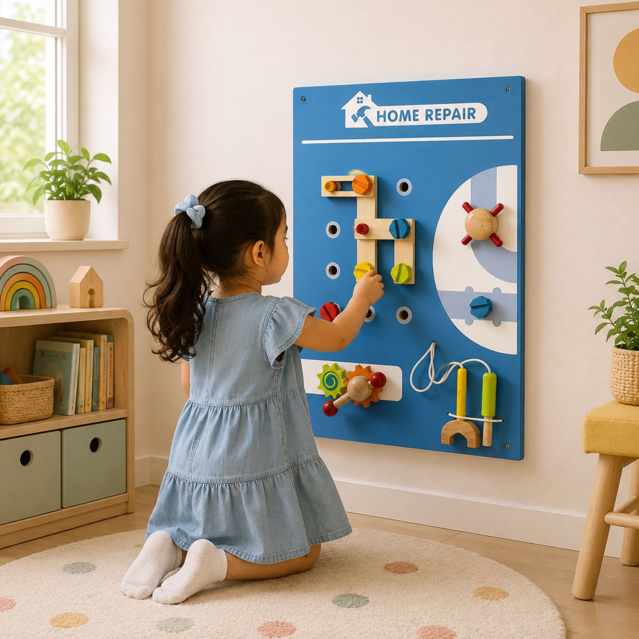 Happy Town Wall Play Board - Tool Center