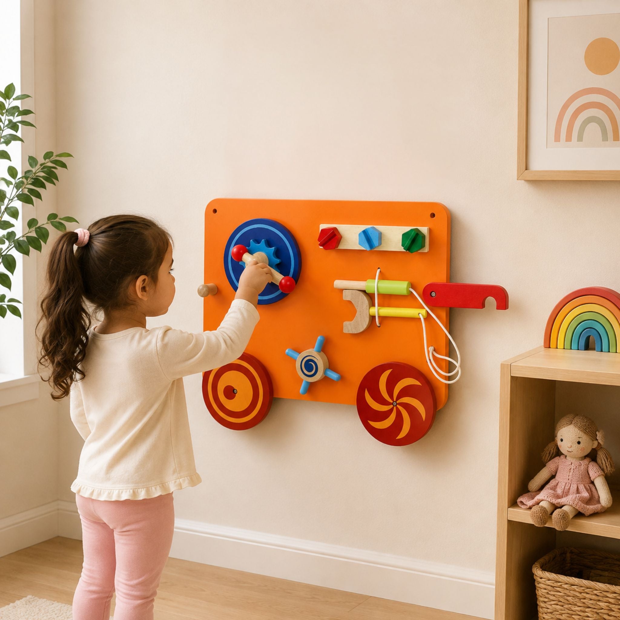Tool Wagon Wall Play Board