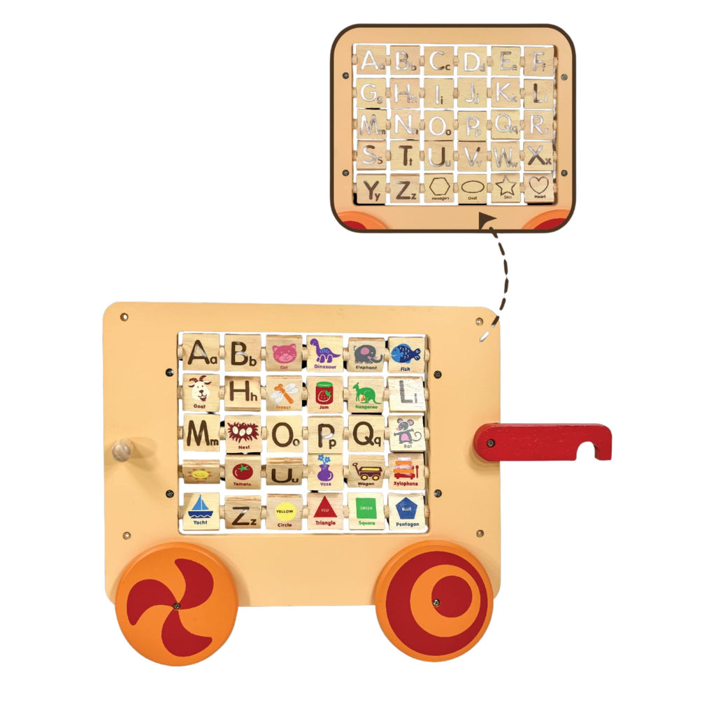 Alphabet Wagon Wall Play Board