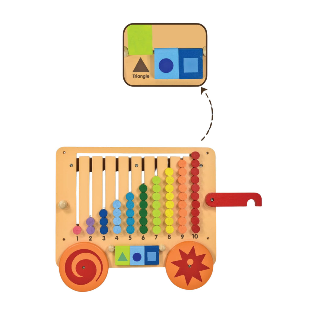 Abacus Wagon Wall Play Board