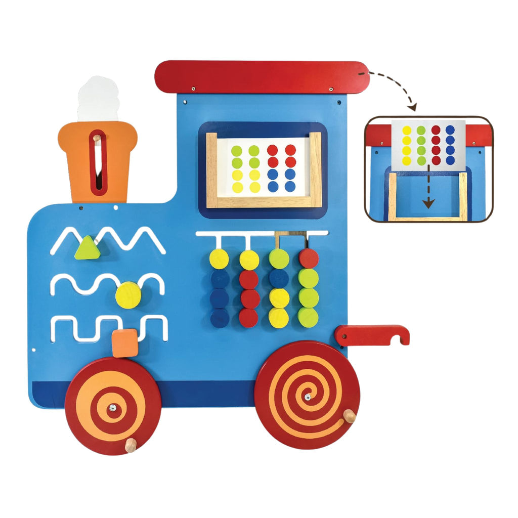 Activity Train Wall Play Board