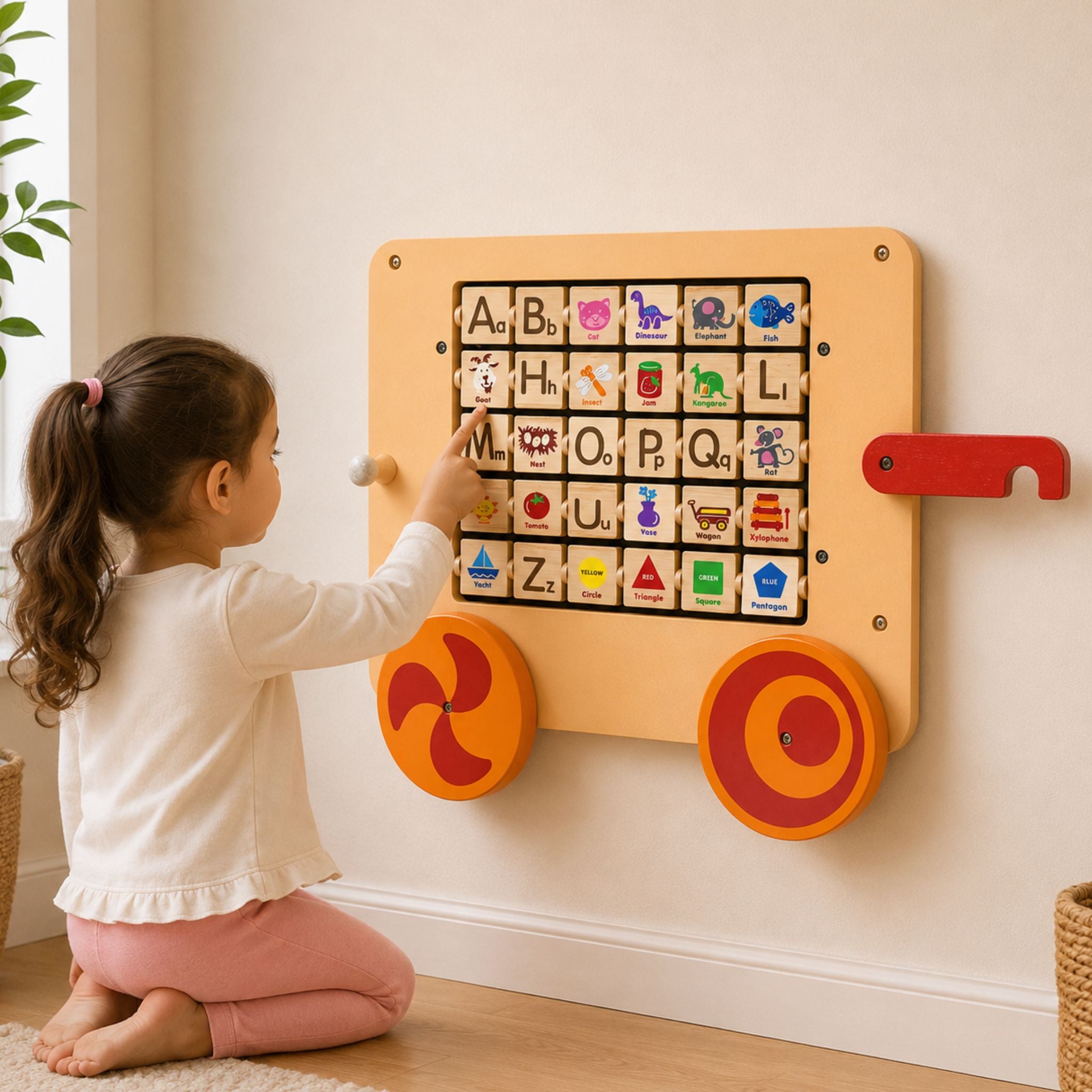 Alphabet Wagon Wall Play Board