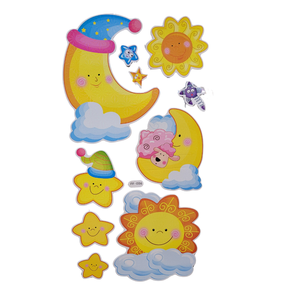 Moon 3D wall stickers