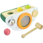 Wooden Toy for Kids: Rock and Learn Indoor Bench