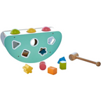 Wooden Toy for Kids: Rock and Learn Indoor Bench