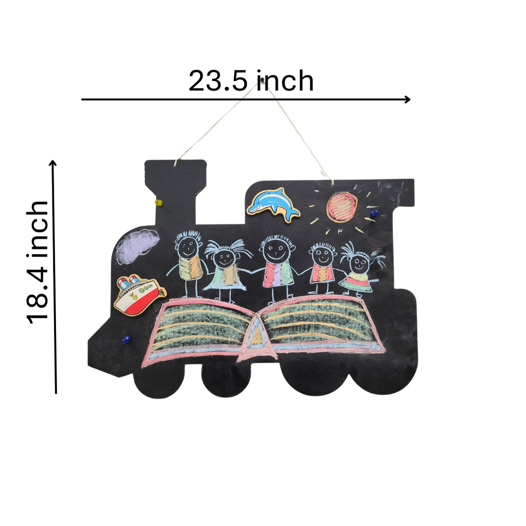 Wall Magnetic Chalkboards - Train